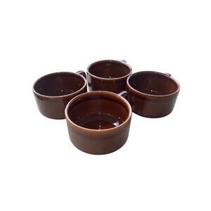 Pfaltzgraff "Compatibles Butterscotch " Flat 9 Oz Cups (set of 4)
